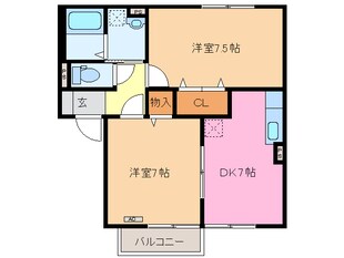 一志駅 徒歩8分 1階の物件間取画像